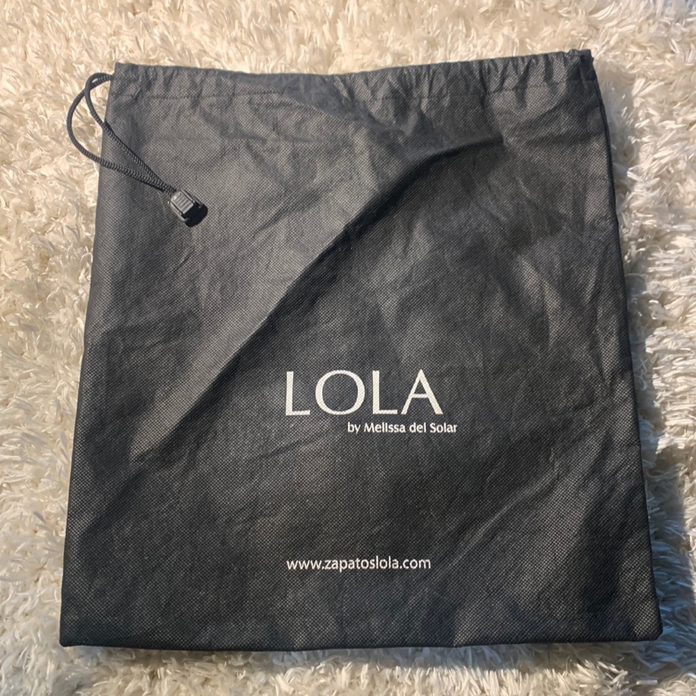 LOLA BY MELISSA DEL SOLAR DUST BAG
